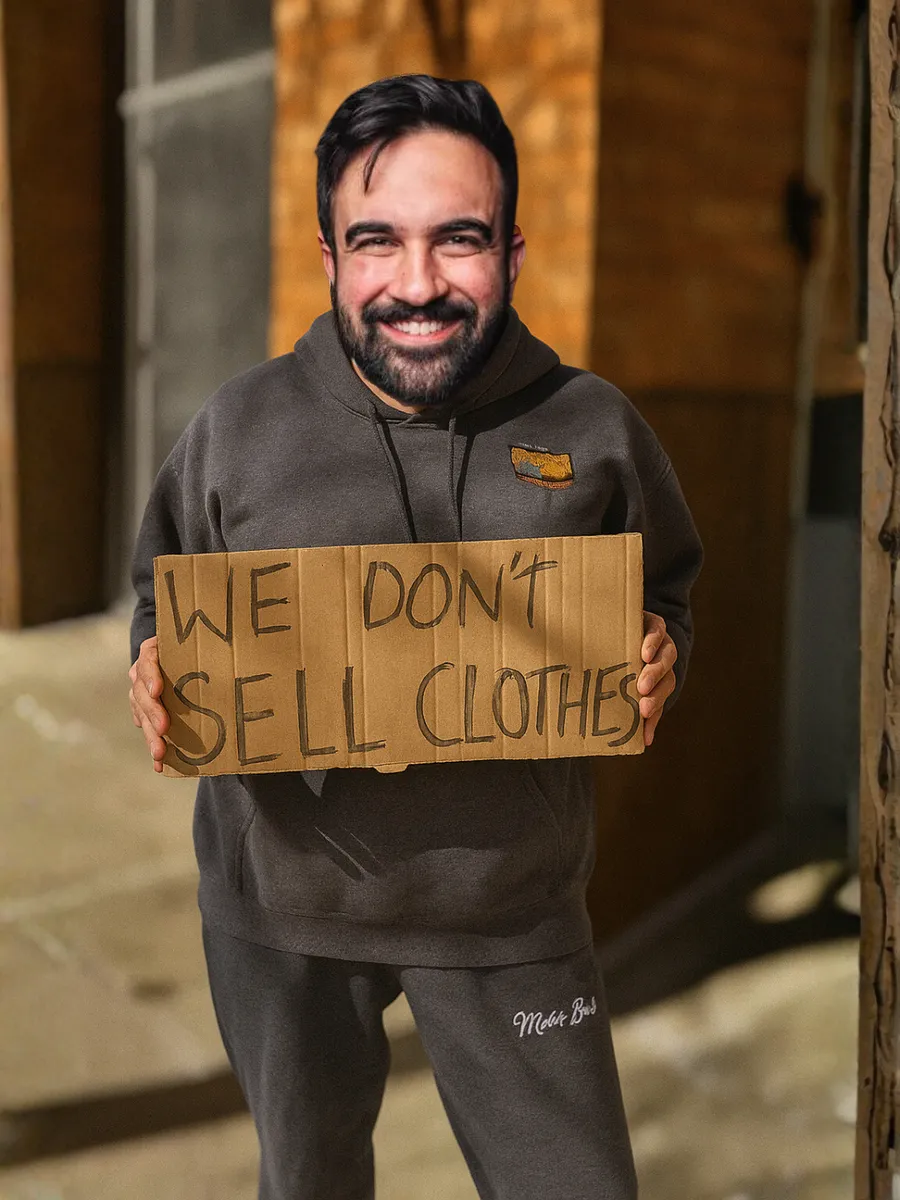 MetroBud NYC brand street campaign — we don't sell clothes