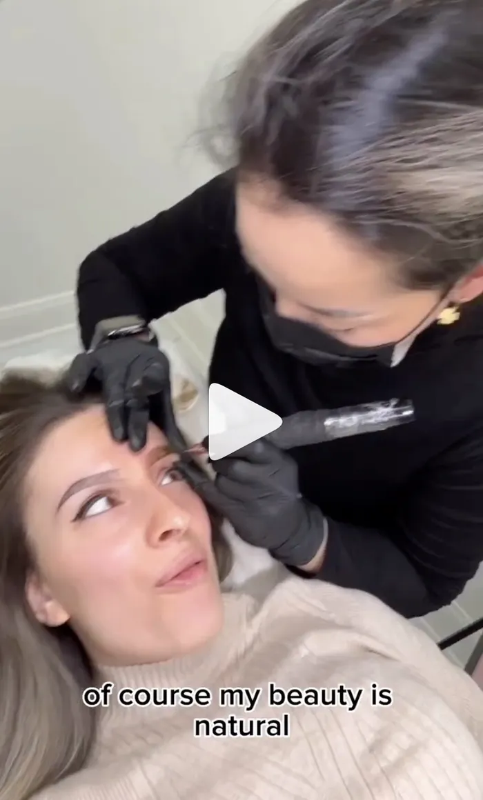 Permanent makeup procedure content