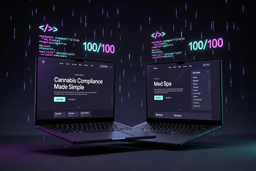 High-converting website design for cannabis and med spa businesses